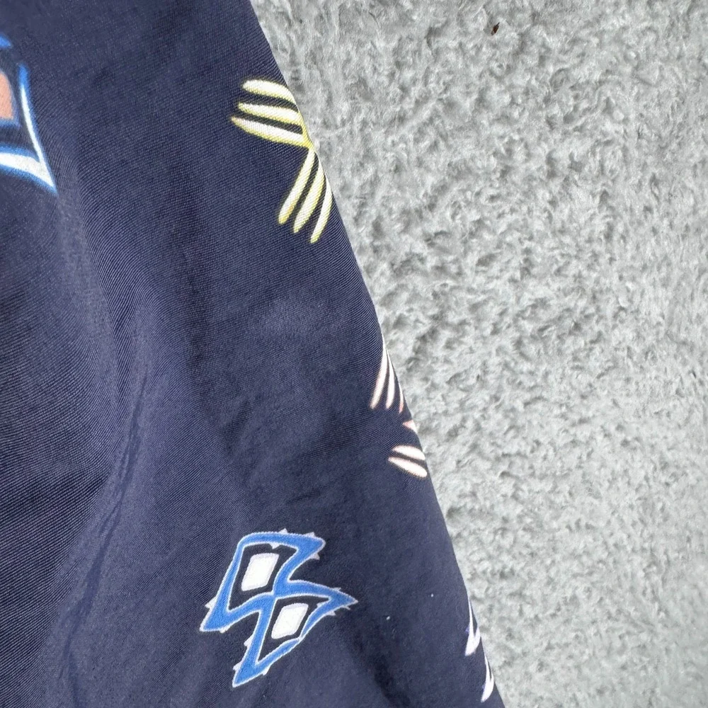 Patagonia Baggies‎ Jacket Lightweight Hooded Windbreaker Navy Ikat M Outdoors